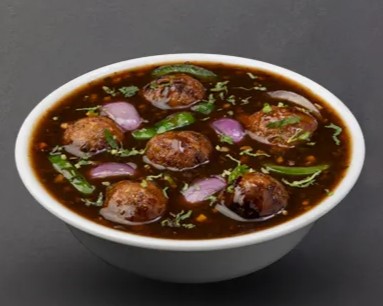 Veg Manchurian Soup